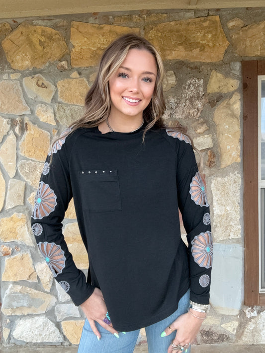 Midnight Wagon Cutout Tee