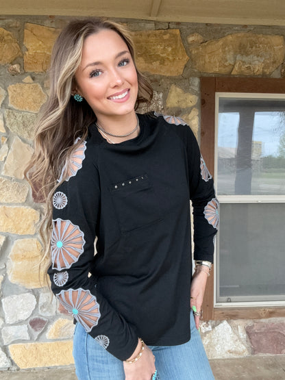 Midnight Wagon Cutout Tee