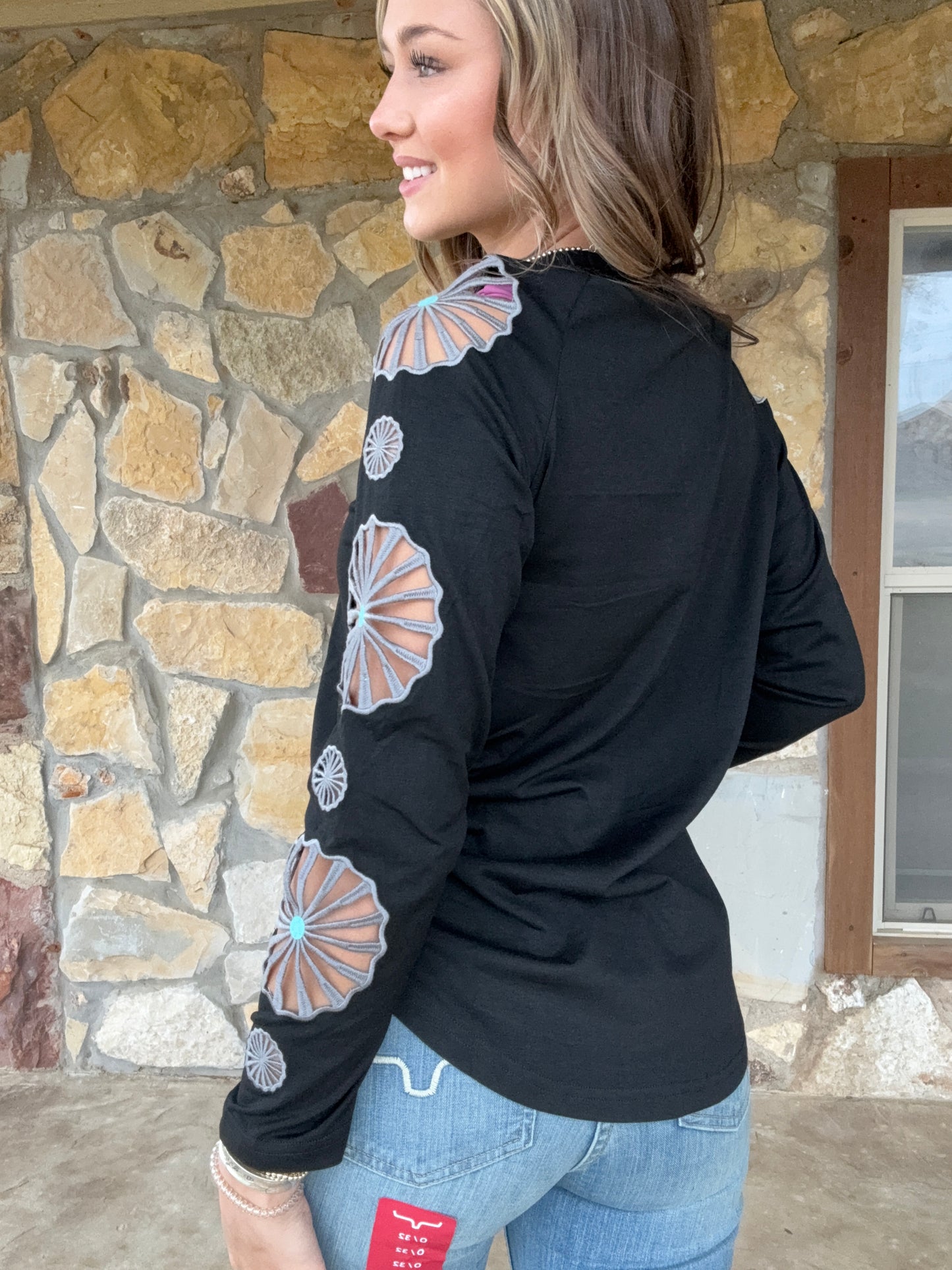 Midnight Wagon Cutout Tee