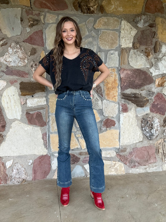 Outlaw Glam Rhinestone Jeans