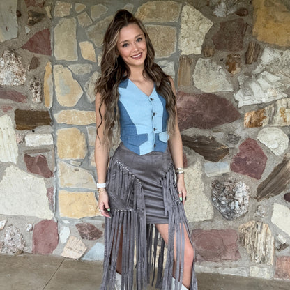 Wild Range Denim Vest