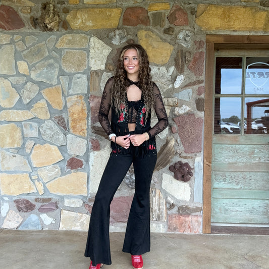Opry Night Faux Suede Set