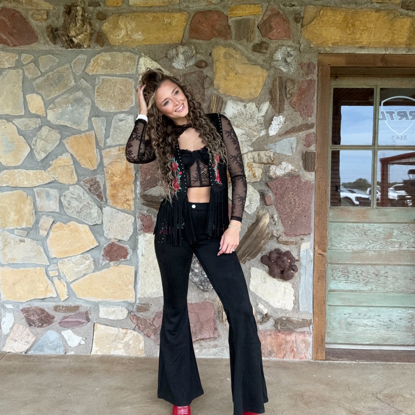 Opry Night Faux Suede Set