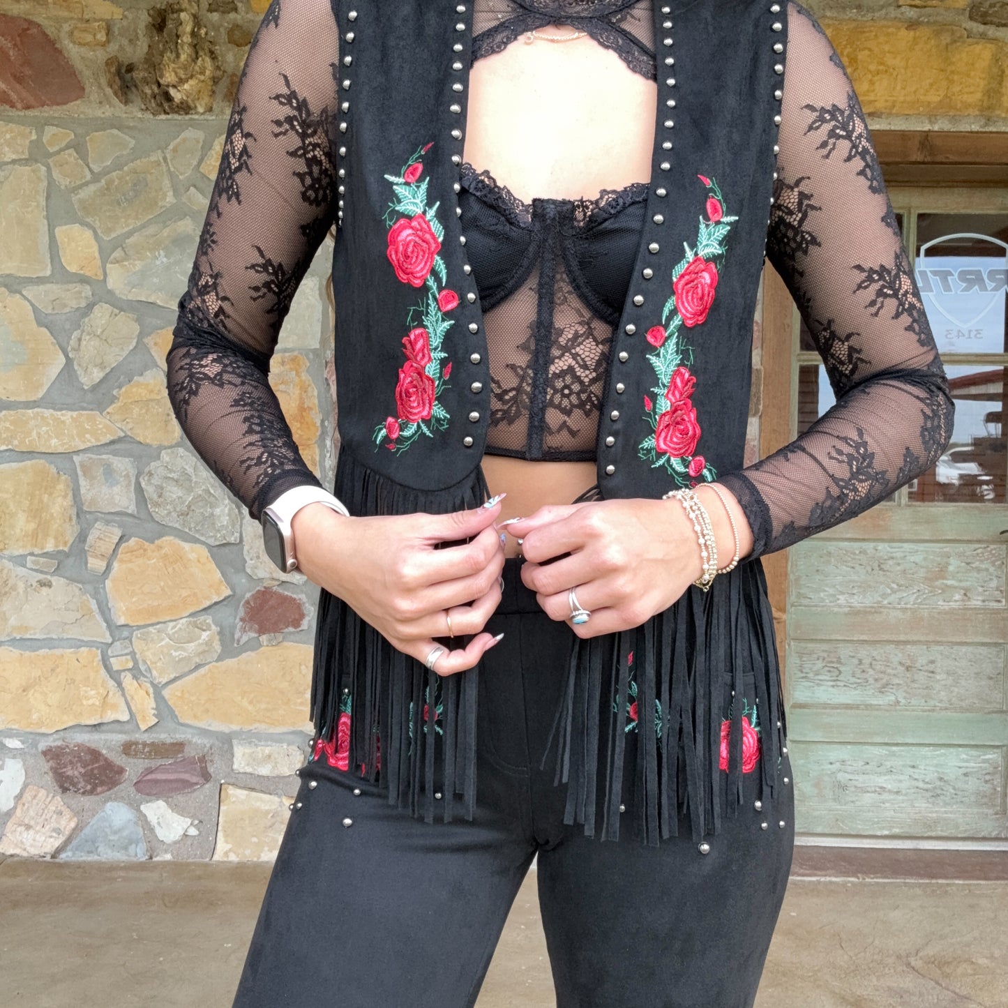 Opry Night Faux Suede Set