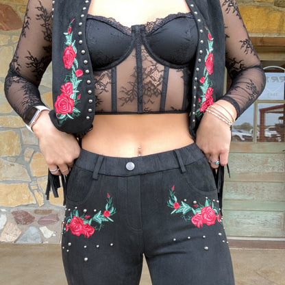 Opry Night Faux Suede Set