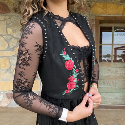 Burlesque Sheer Top