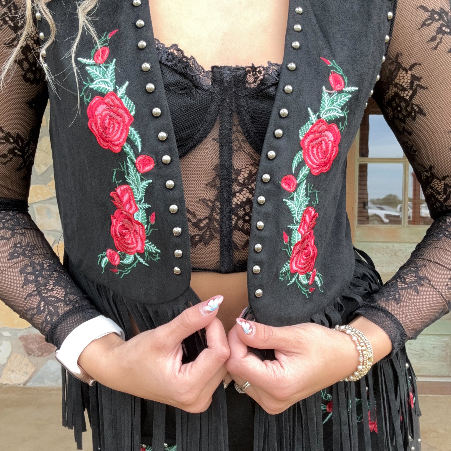 Opry Night Faux Suede Set