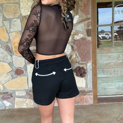 Burlesque Sheer Top
