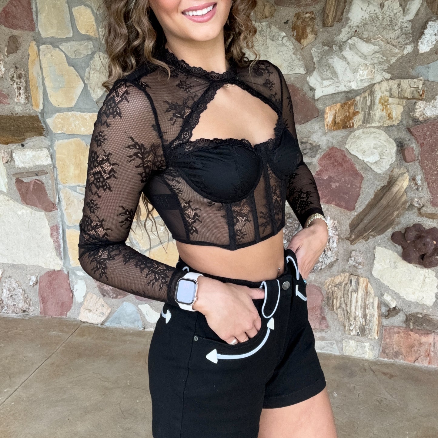 Burlesque Sheer Top