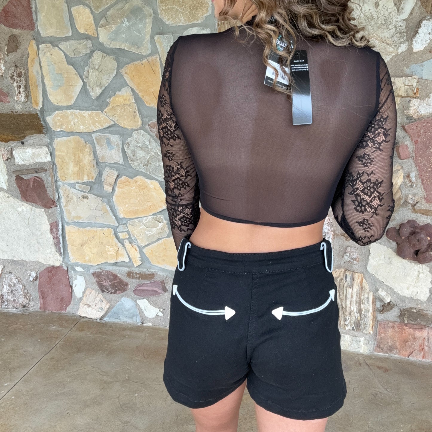 Burlesque Sheer Top