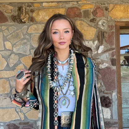 Jacquard Serape Shacket