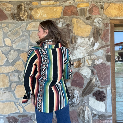 Jacquard Serape Shacket