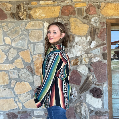Jacquard Serape Shacket