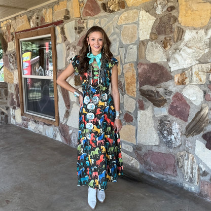 Running Horses Dress