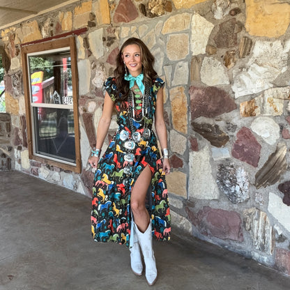 Running Horses Dress