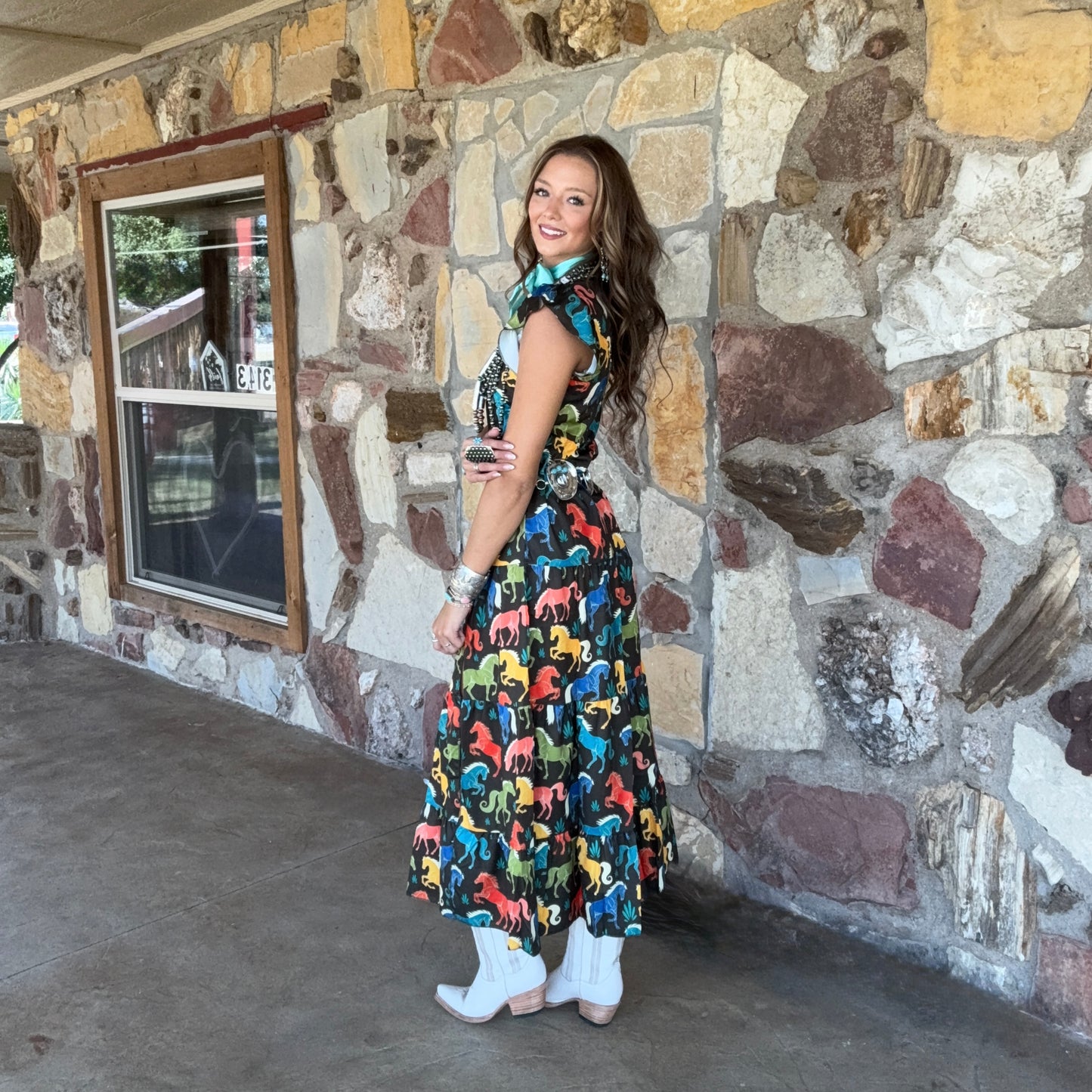 Running Horses Dress