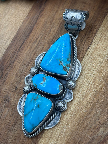 Turquoise Pendant by Boyd Ashley, Navajo