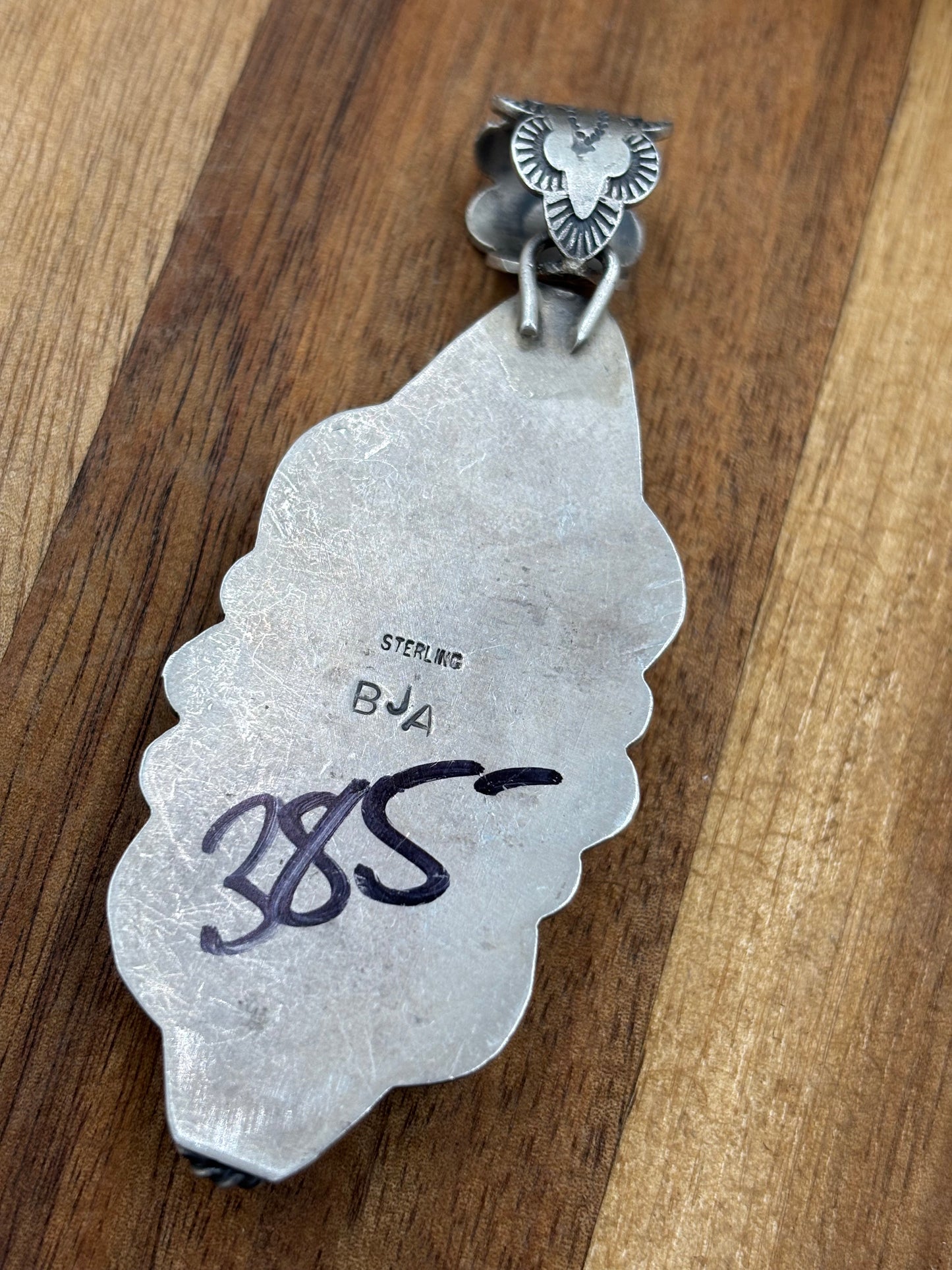 Turquoise Pendant by Boyd Ashley, Navajo