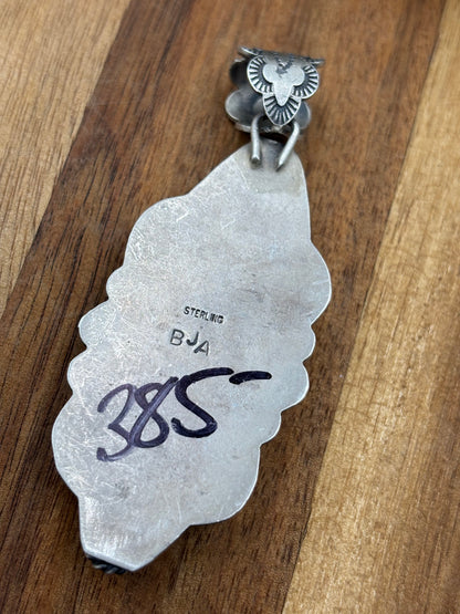 Turquoise Pendant by Boyd Ashley, Navajo