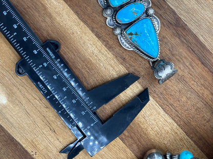 Turquoise Pendant by Boyd Ashley, Navajo