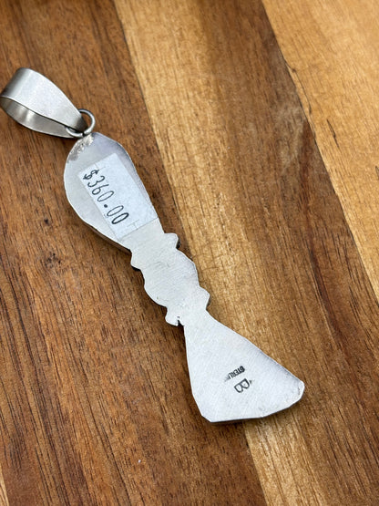 Three Stone Turquoise Pendant "C"