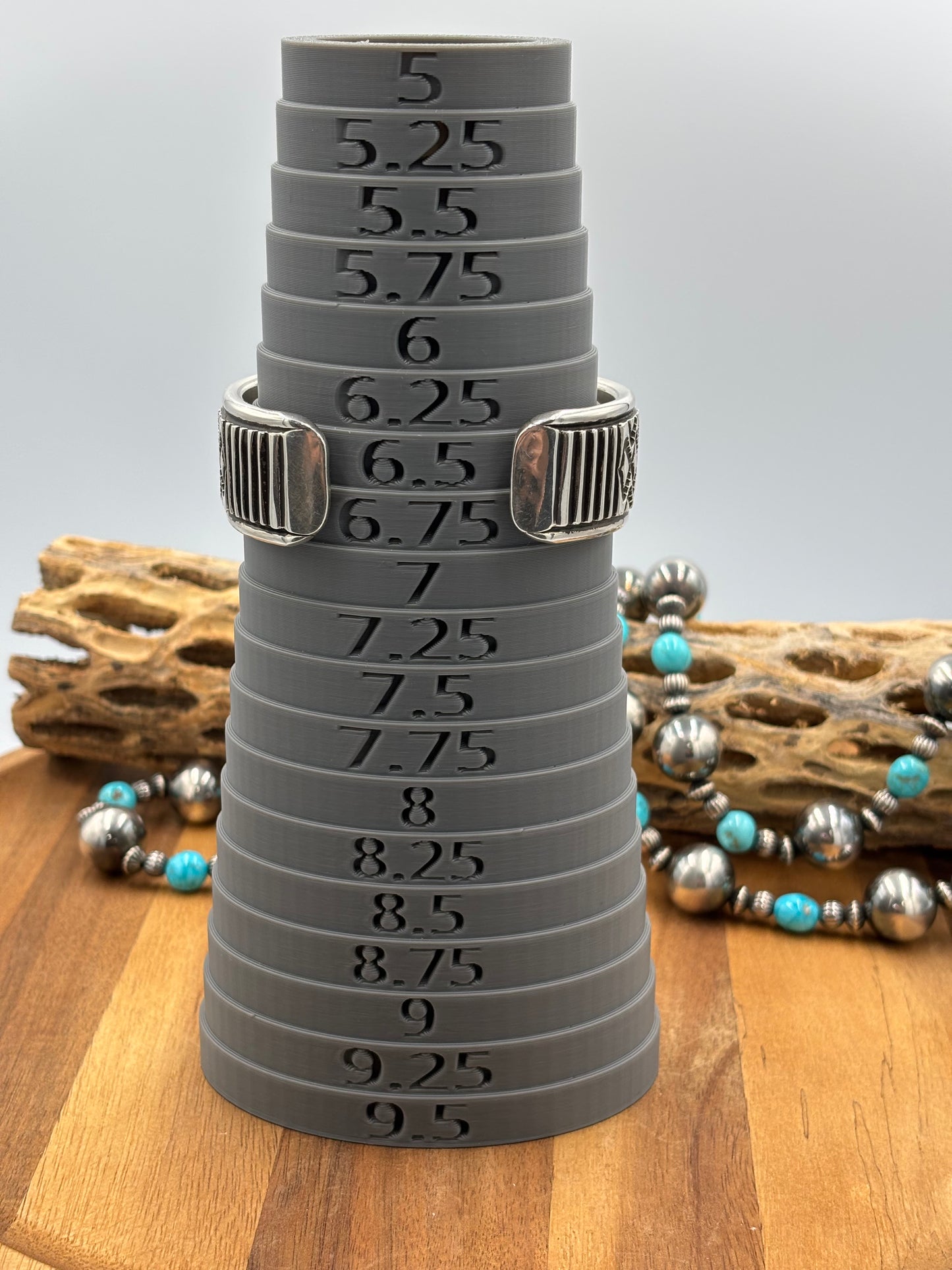 Turquoise Cuff by Jonathon Nez, Navajo