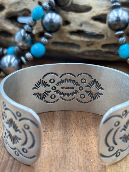 Three Stone Sonoran Gold Cuff "B"