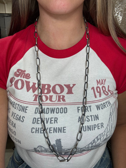 35" Handmade Chain #922-2 Necklace by Stanford Yazzie, Navajo