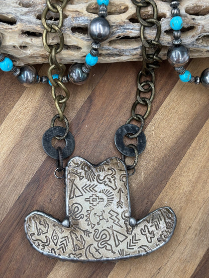 New Hat Goofin' Necklace #922-1