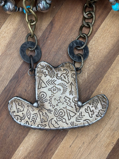 New Hat Goofin' Necklace #922-1