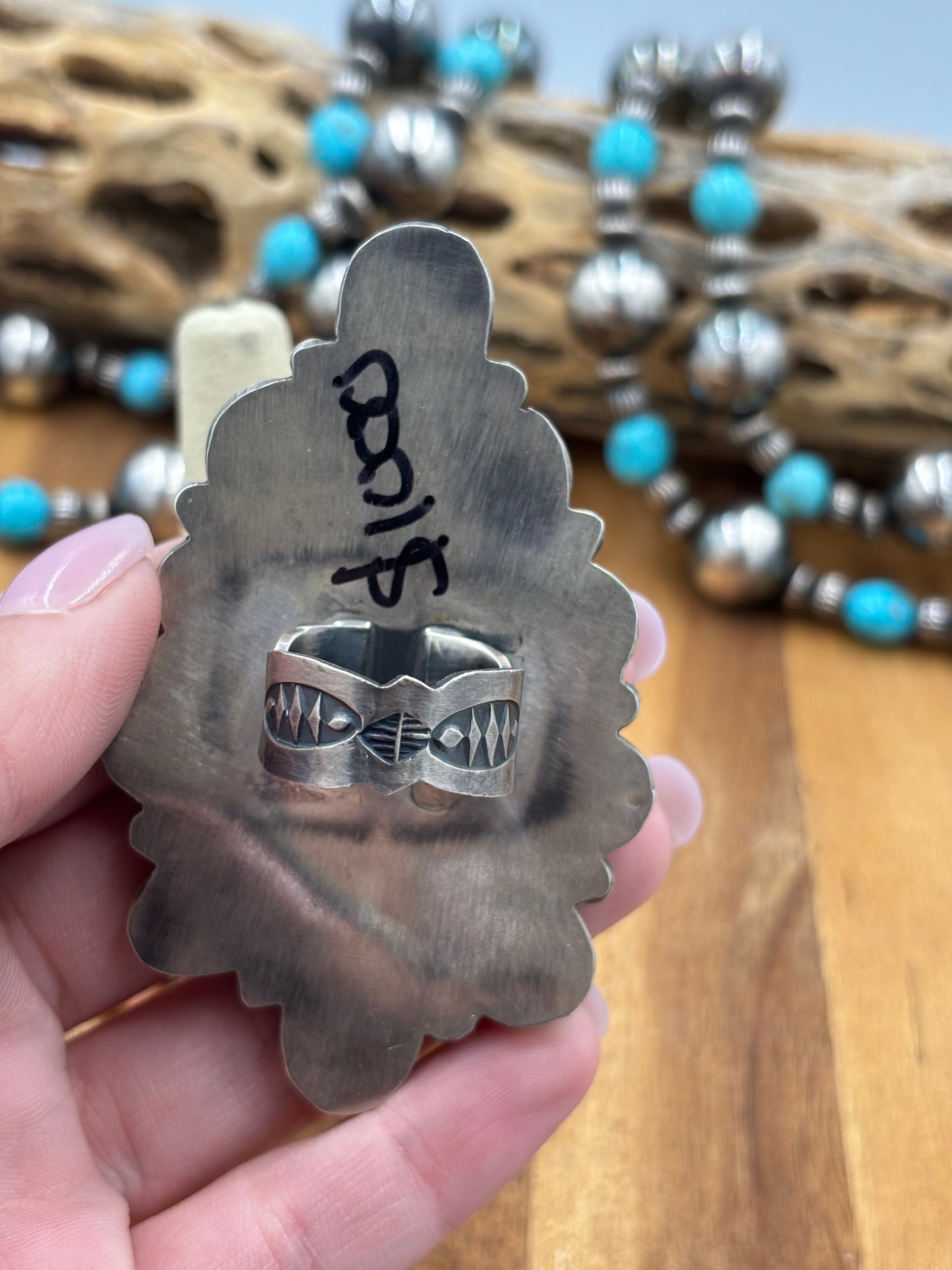 Sonoran Turquoise Cluster Ring Size 9