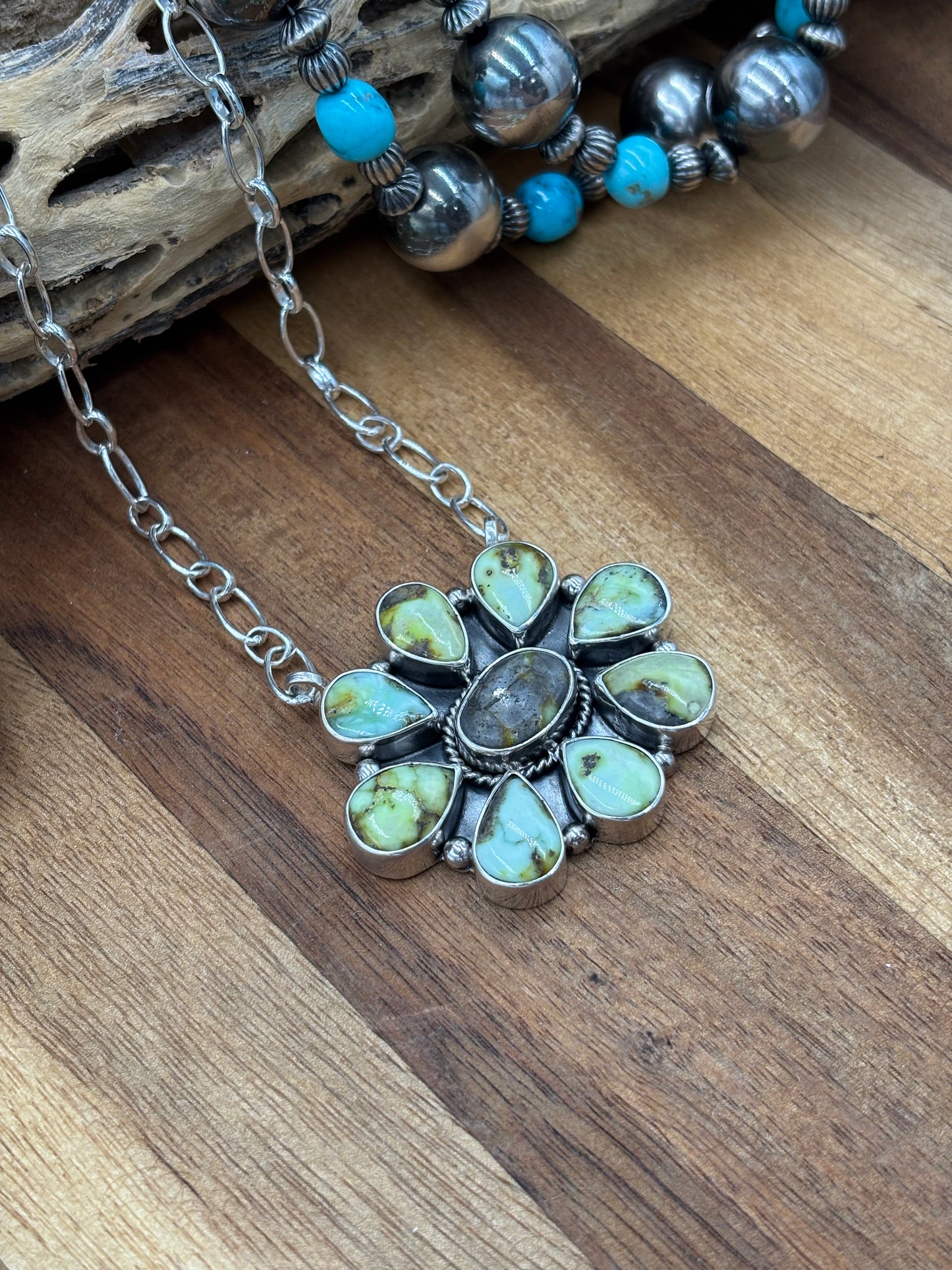 Palomino Cluster Necklace