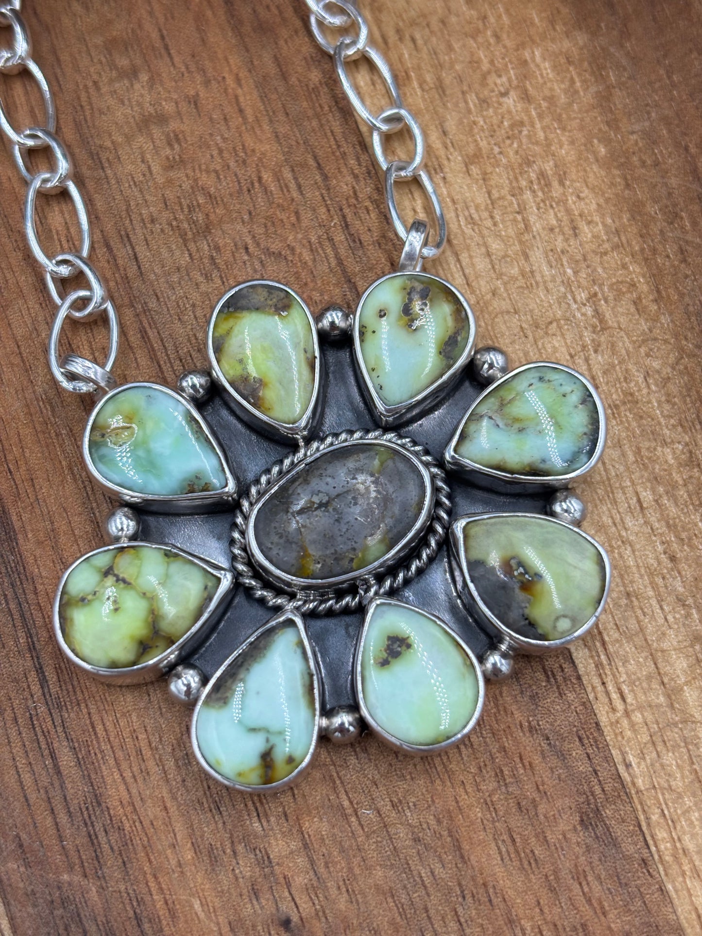 Palomino Cluster Necklace