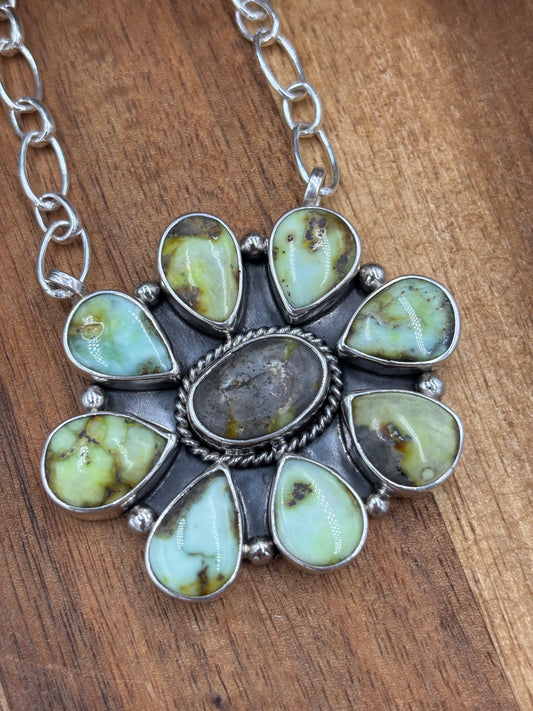 Palomino Cluster Necklace