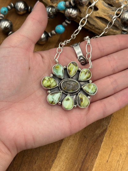 Palomino Cluster Necklace