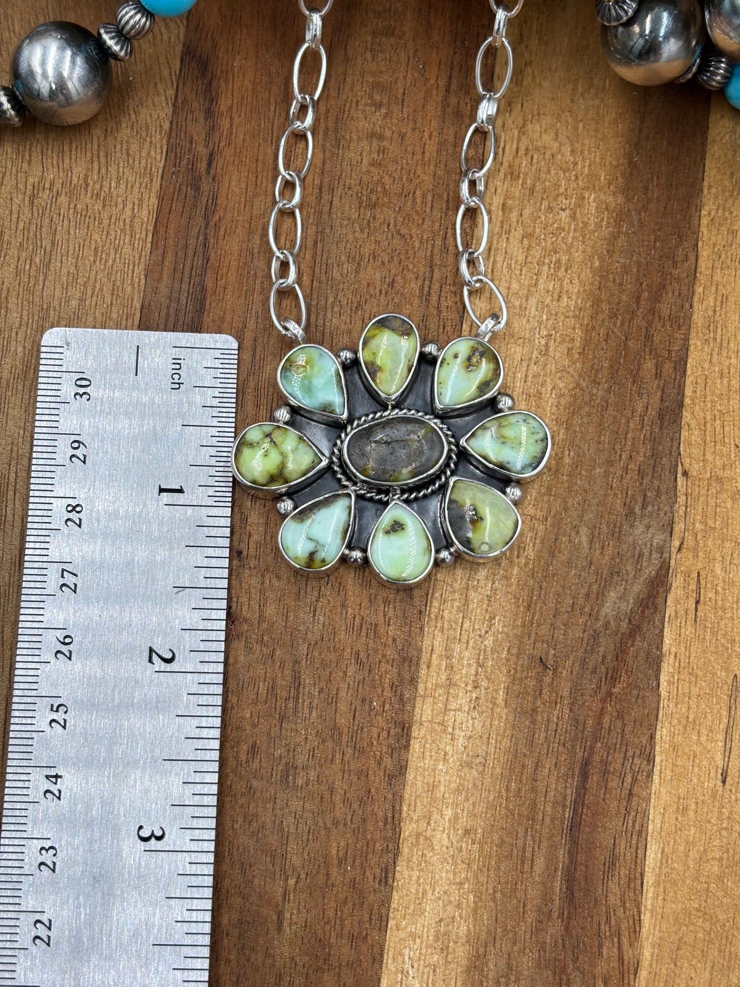 Palomino Cluster Necklace