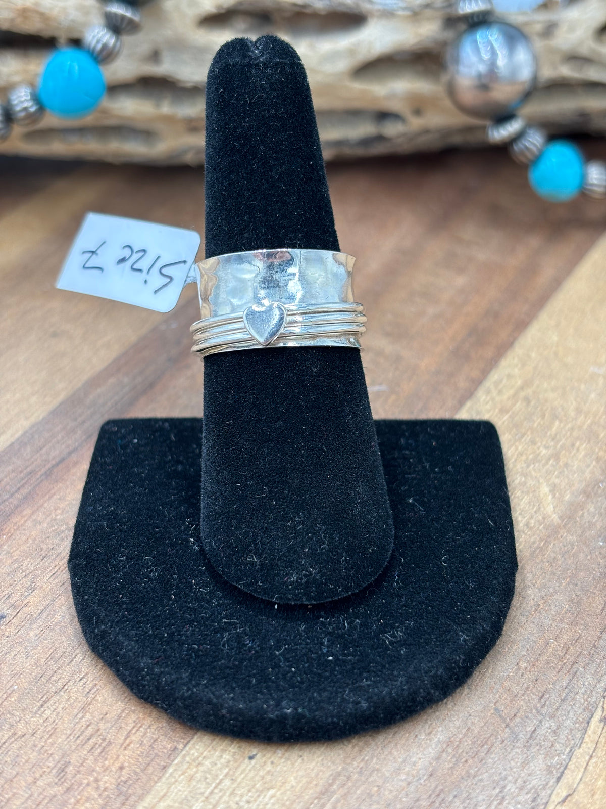 Fidget Heart Ring #922-30A Size 7
