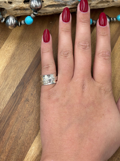 Fidget Heart Ring #922-30A Size 7