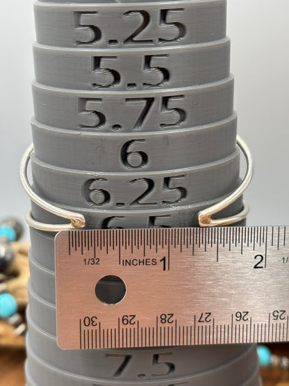 Turquoise Cluster Cuff #922-31A by Davina Benally, Navajo