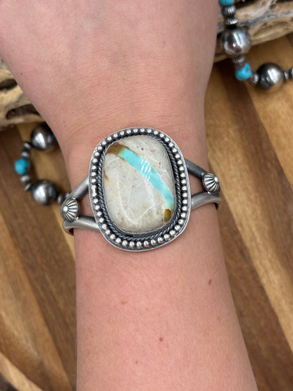 Ribbon Royston Cuff by Ned Nez, Navajo