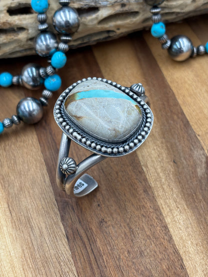 Ribbon Royston Cuff by Ned Nez, Navajo