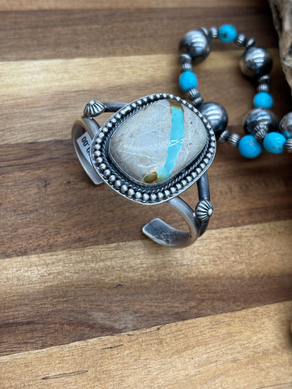 Ribbon Royston Cuff by Ned Nez, Navajo