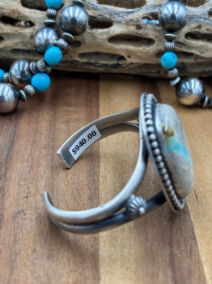 Ribbon Royston Cuff by Ned Nez, Navajo