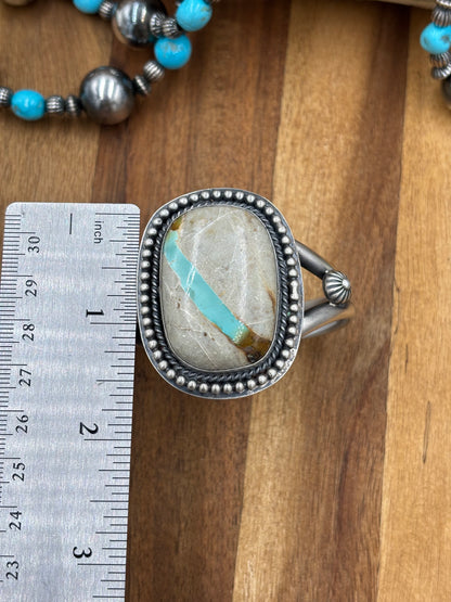 Ribbon Royston Cuff by Ned Nez, Navajo