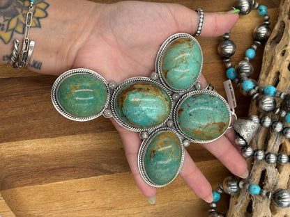 Royston Turquoise Cross Pendant