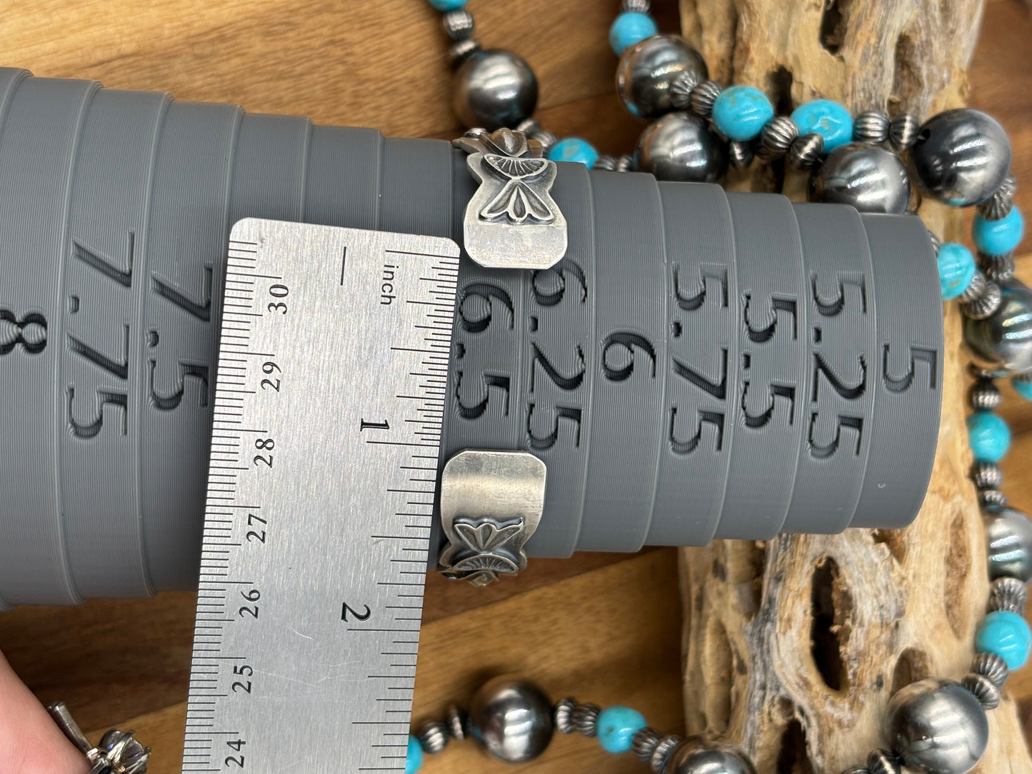 Pixie Turquoise Cuff by Boyd J Ashley, Navajo