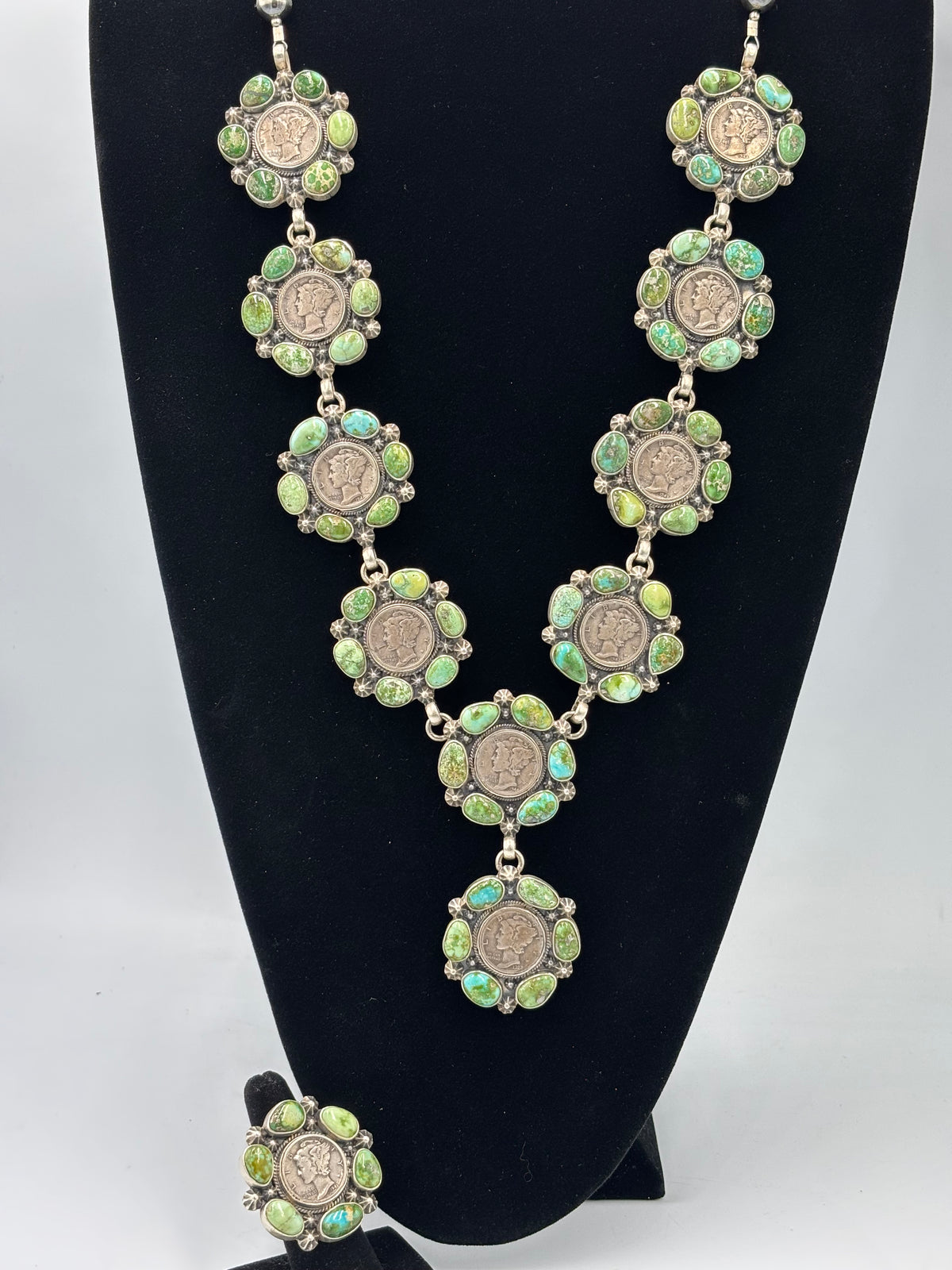 Sonoran Gold #923-2 Drop Necklace & Ring Set