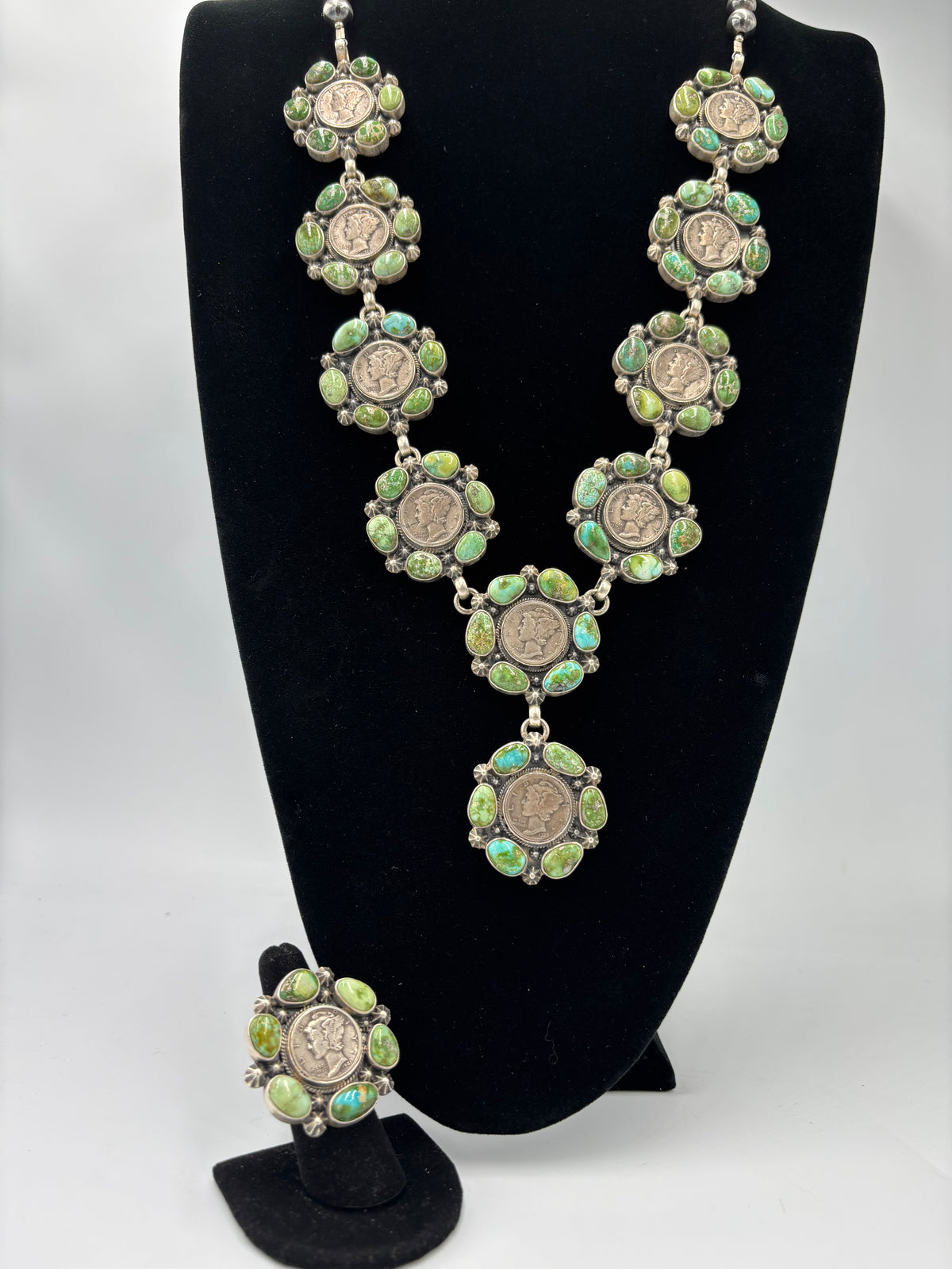 Sonoran Gold #923-2 Drop Necklace & Ring Set