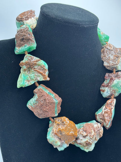 Chrysoprase #922-45 Necklace