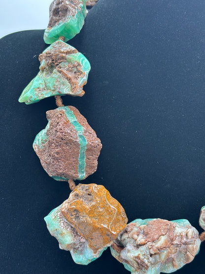 Chrysoprase #922-45 Necklace